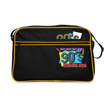 Années 80 Bébé 90 Made Me Années 80 Bébé Années 90 - Sac Retro - noir/or - Devant