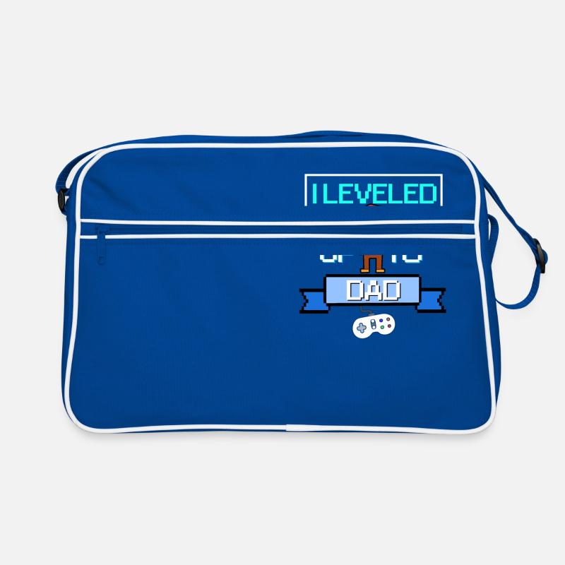 Level Up Daddy Daddy Rétro Pixel Gamer Gaming Daddy Sac Retro