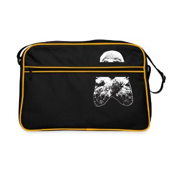 Slotherine Wolverine Sloth Wolverine Mixed - Retro Bag - black/gold - Front