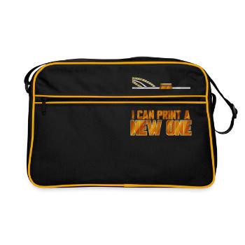 3D Nerd 3D Printer Don't Worry Technology Printer - Retro Bag - black/gold - Front