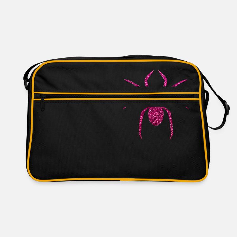 Glitter spider Halloween Retro Bag