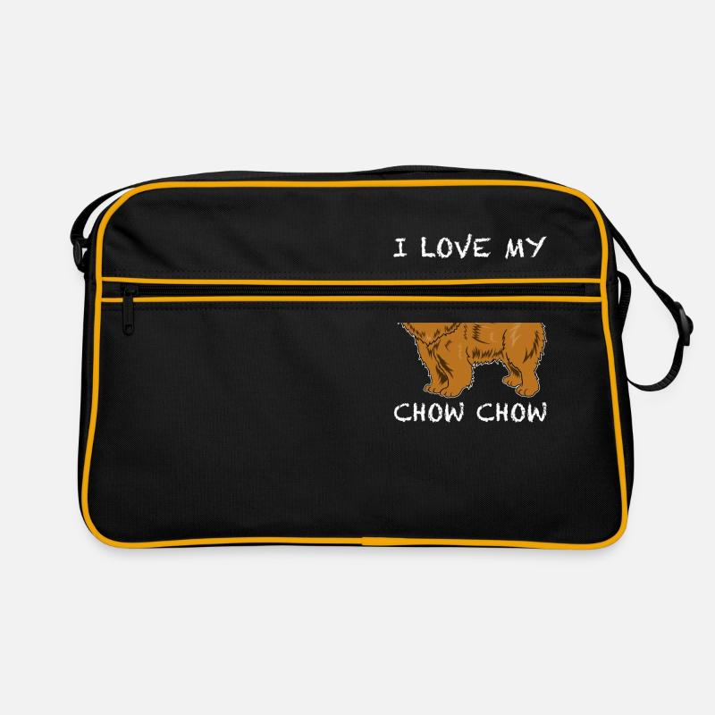 Chow Chow Retro Tasche