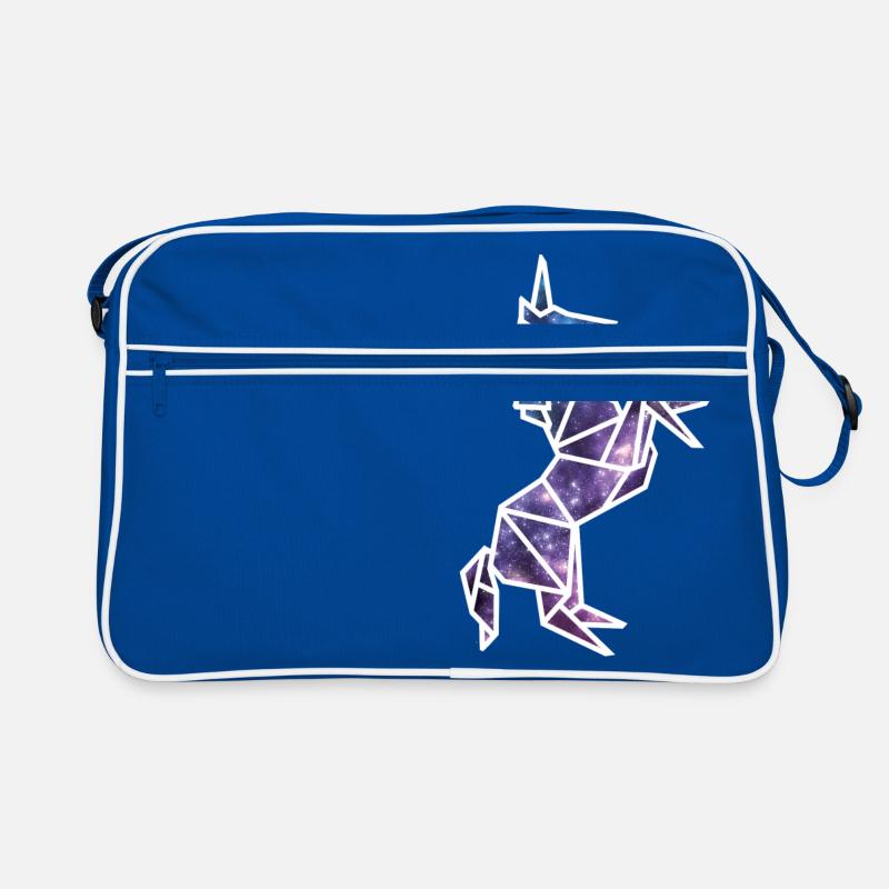 Galaxy Einhorn Retro Tasche