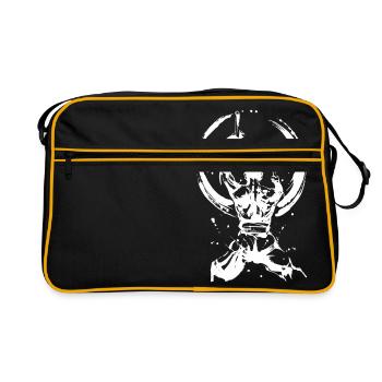 TAIKOKA white - Retro Bag - black/gold - Front