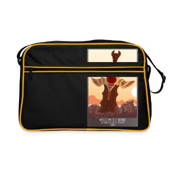 Nothing to see here! - Silithus Travelposter - Retro Bag - black/gold - Front