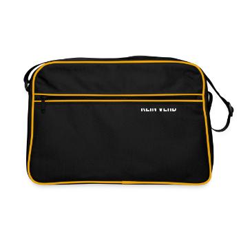 verb spelling grammar error sentence construction - Retro Bag - black/gold - Front