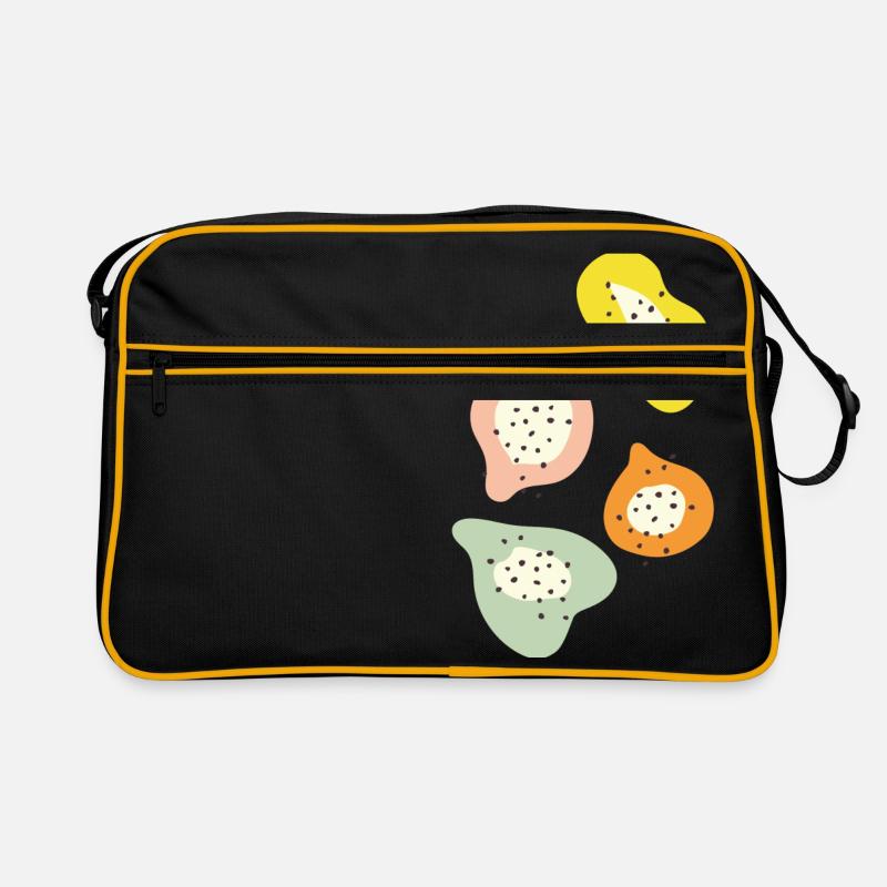 Exotische Früchte Retro Tasche