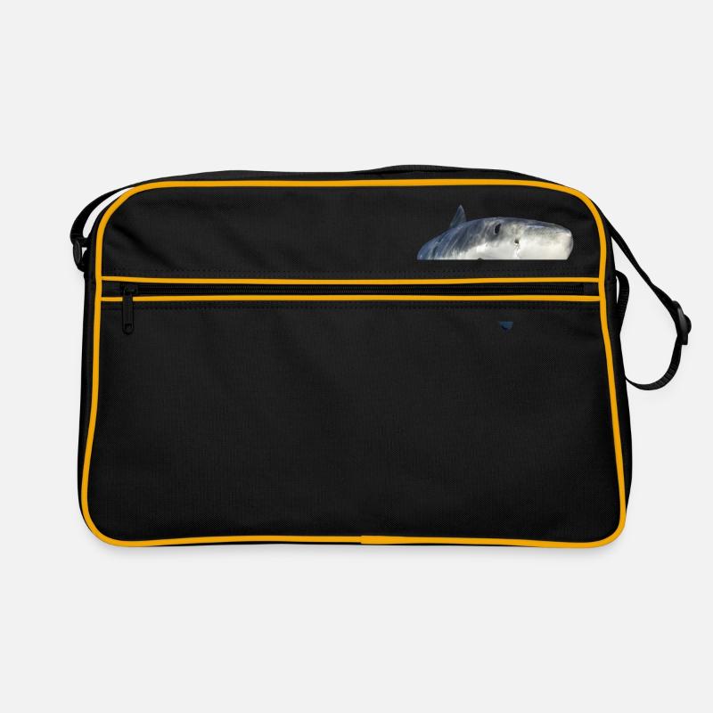 Hai - Retro Tasche - Schwarz/Gold