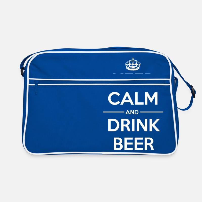 Drinks Keep calm Beer Retro Bag