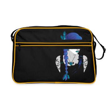 Dark elve - Retro Bag - black/gold - Front