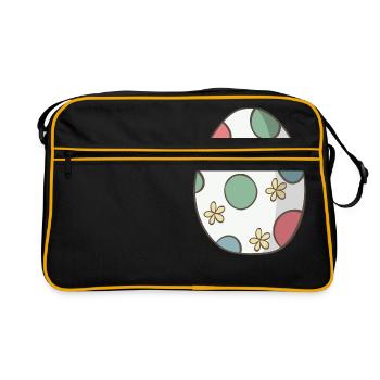 Easter egg - Retro Bag - black/gold - Front