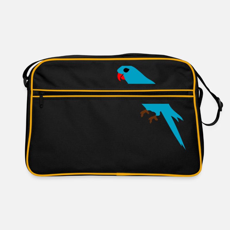 Budgie Parrot Budgerigar Retro Bag