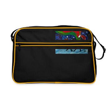 Birth of Lights Legend of the Fire Fox - Retro Bag - black/gold - Front