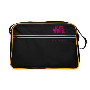 I'm the coolest mom - Retro Bag - black/gold - Front