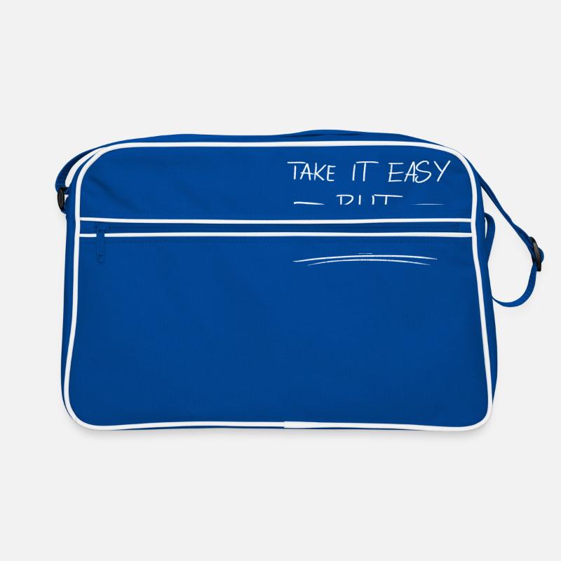 Take it easy but take it Retro Tasche
