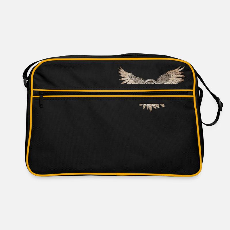 Wise Bearded Owl Retro Bag