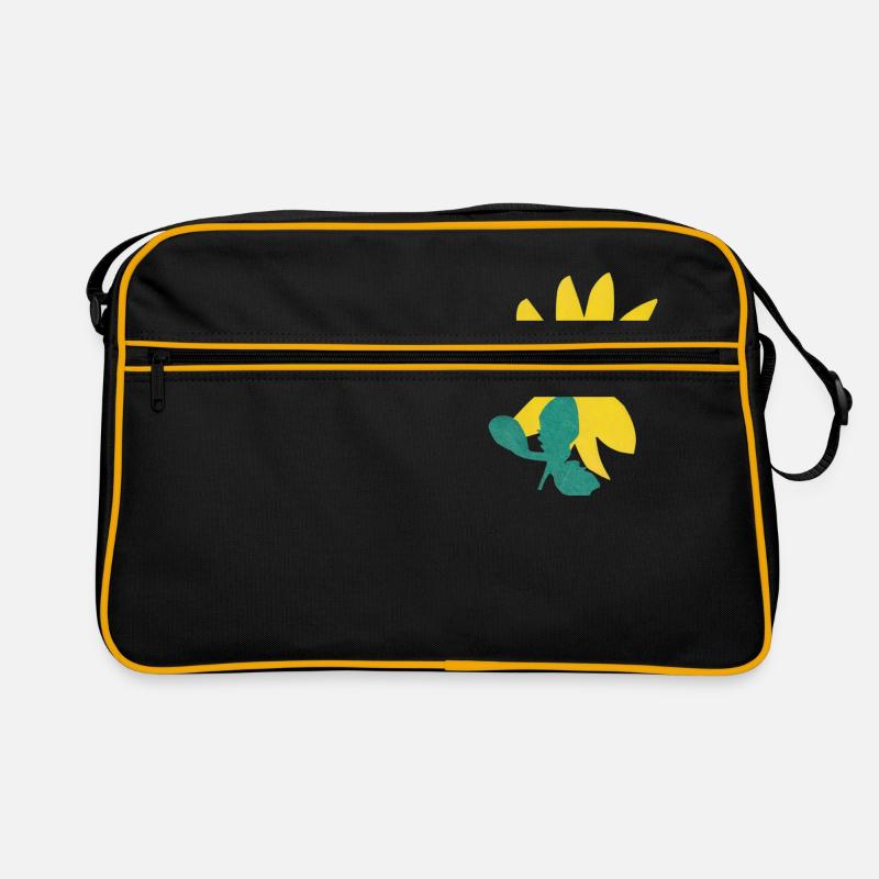 Fleur decoupée (sans fond) Sac Retro