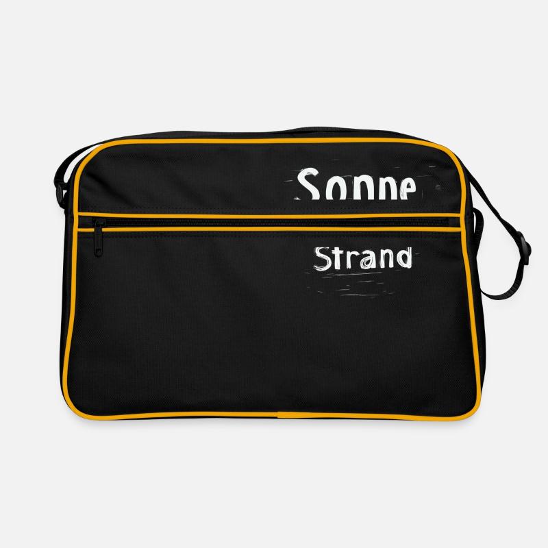 Sonne Sand Strand Retro Tasche