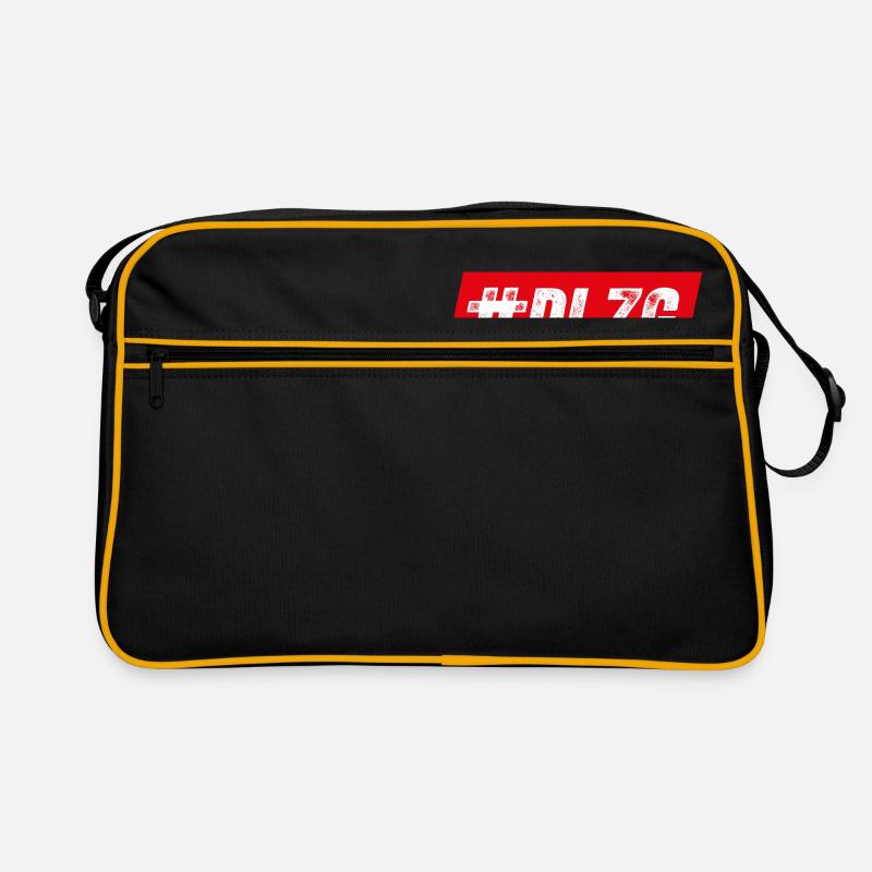 #DLZG - Retro Tasche - Schwarz/Gold