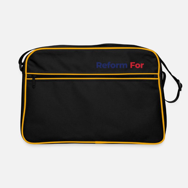 Reform For A Greater UK - Retro Bag - black/gold