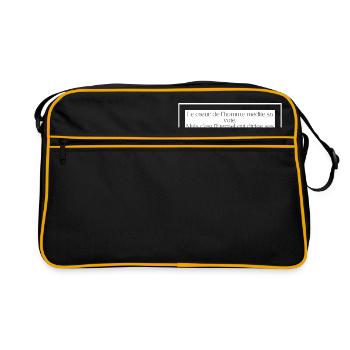 proverbes 169 - Sac Retro - noir/or - Devant