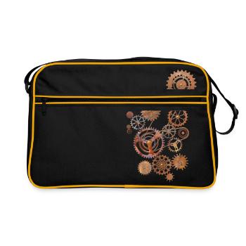 transmission - Retro Bag - black/gold - Front