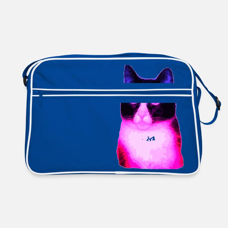 Katze Katzen cat Retro Tasche