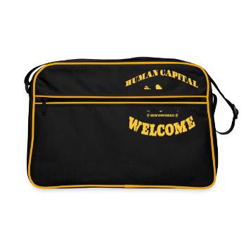 bienvenue - Sac Retro - noir/or - Devant