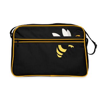 wasp - Retro Bag - black/gold - Front
