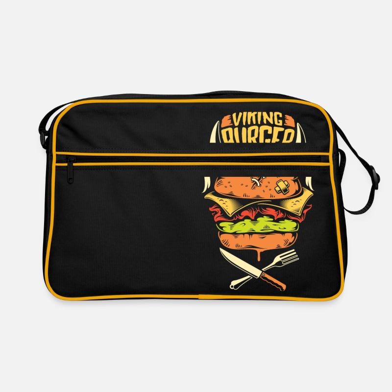 Wikinger-Burger Retro Tasche