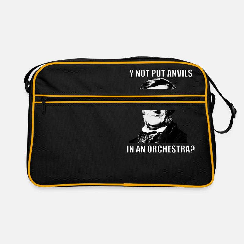Klassische Musik Meme Wagner "Put Anvils" Retro Tasche