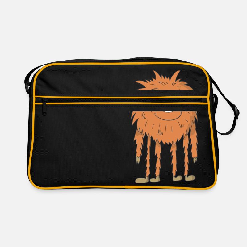 Orange Monster Retro Bag