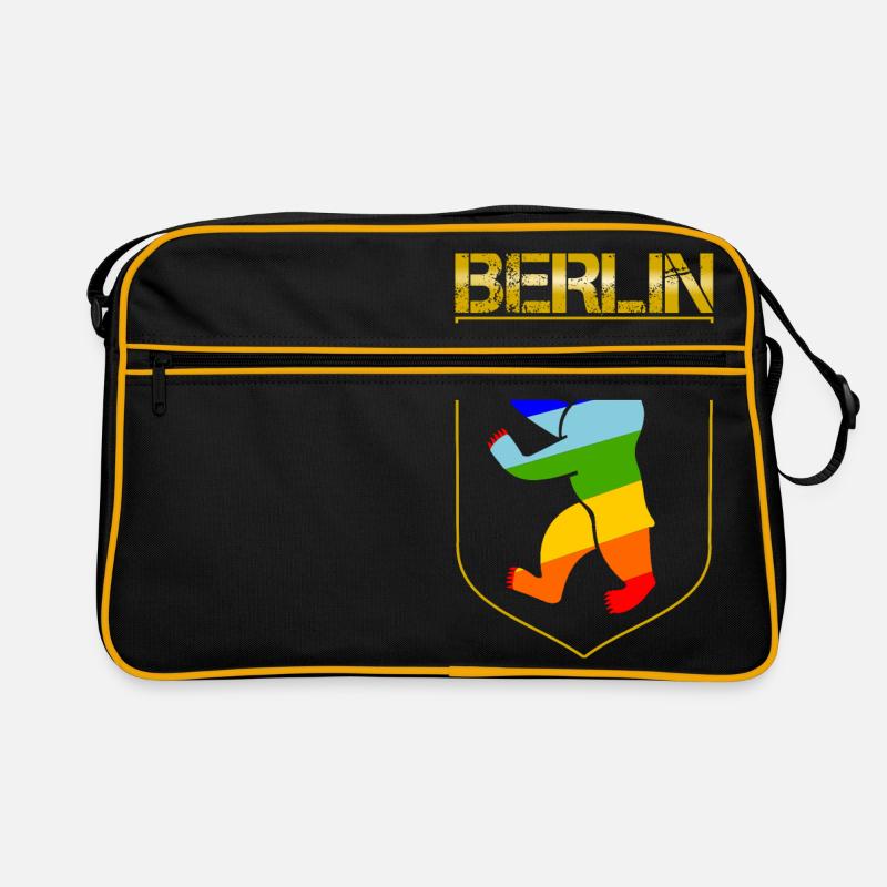 Armoiries de l'ours de Berlin Sac Retro