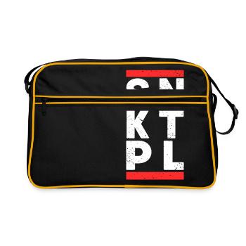 SNKTPL Berlin St. Pauli Sankt Pauli Gift - Retro Bag - black/gold - Front
