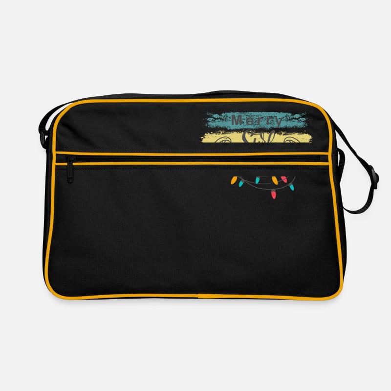 Joyeux Surf Noël - Design de Noël Sac Retro