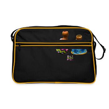 Abê - Carnaval - Retro Bag - black/gold - Front
