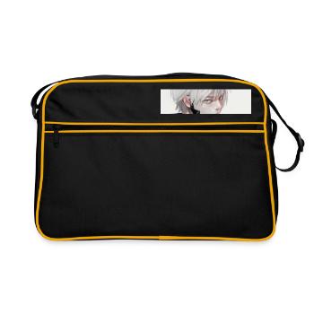 ANIME SWS BLANC - Sac Retro - noir/or - Devant