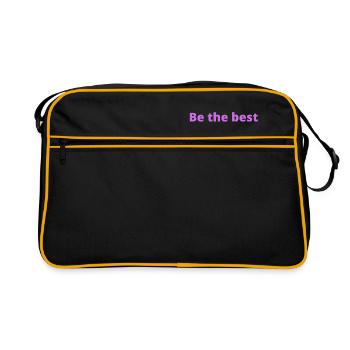 Be the best version of you - Retro Bag - black/gold - Front