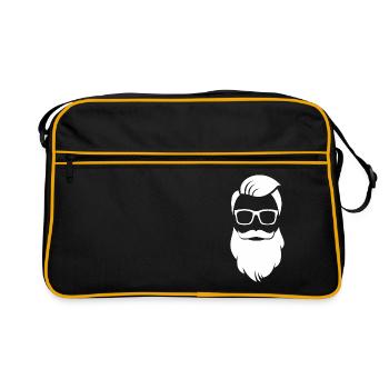 hipster - Retro Bag - black/gold - Front