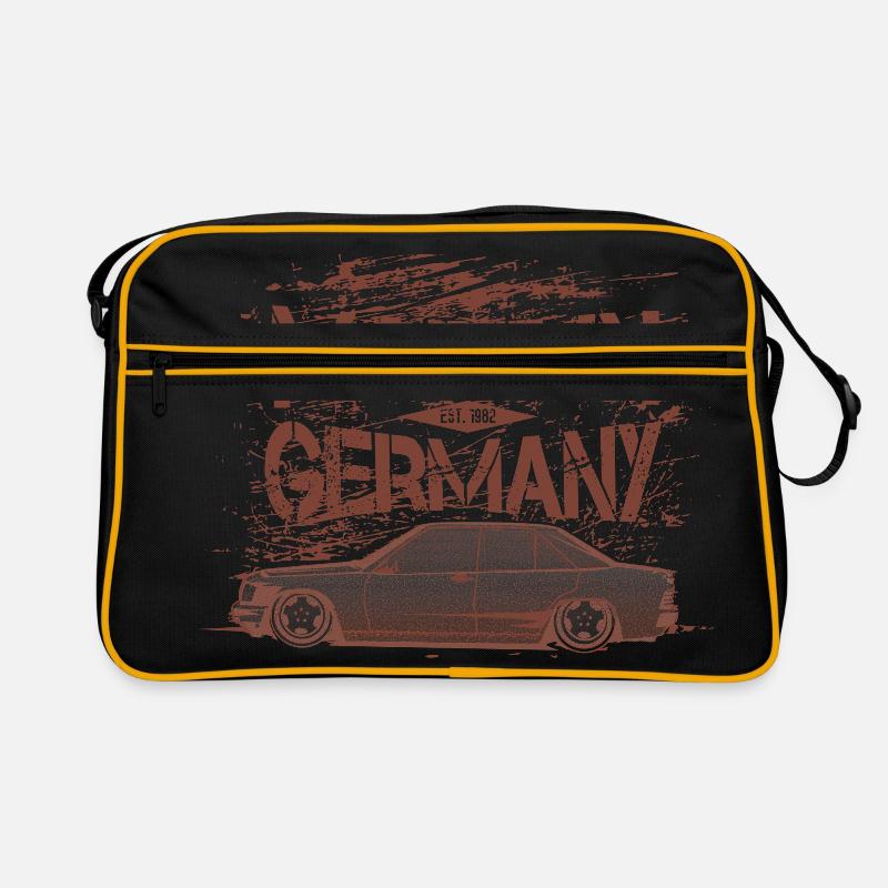 W 201 190 E EVO2 - Retro Tasche - Schwarz/Gold