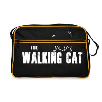 The Walking CAT - Retro Bag - black/gold - Front
