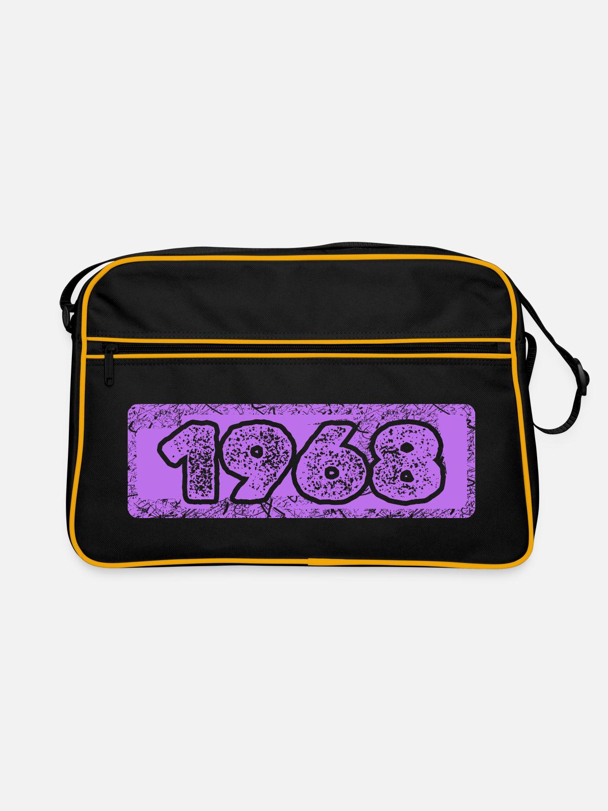 1968 - Retro Bag - black/gold - Front
