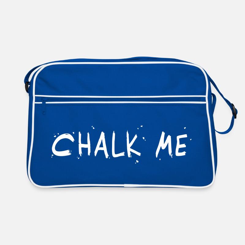 Chalk Me, Lettrage à la craie - Bloc / Escalade Jeu de mots Sac Retro
