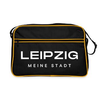 Leipzig - Retro Bag - black/gold - Front