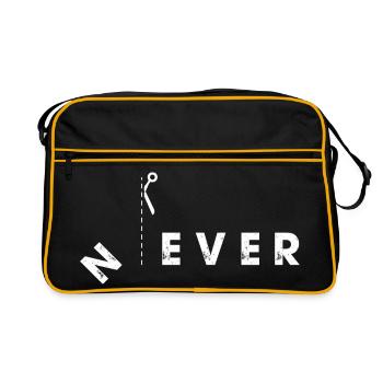 Conception de ciseaux Never Cut Boundaries - Sac Retro - noir/or - Devant