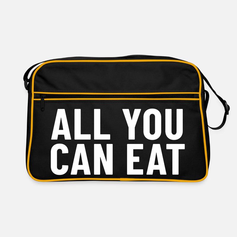 All You Can Eat Retro Tasche
