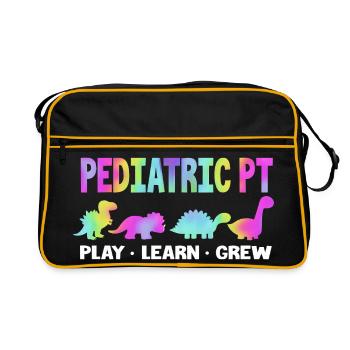Physio Physiotherapy Physiotherapist - Retro Bag - black/gold - Front