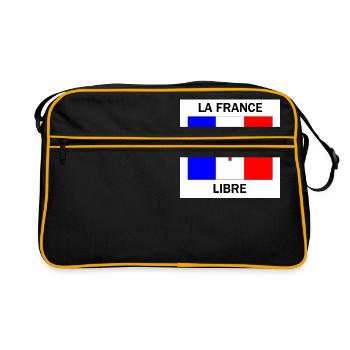 Free France - Retro Bag - black/gold - Front