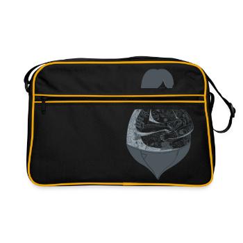 Tattoo Guy - Sac Retro - noir/or - Devant