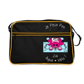 Licorne Je peux pas, J'ai Aqua-Vélo WT - Sac Retro - noir/or - Devant